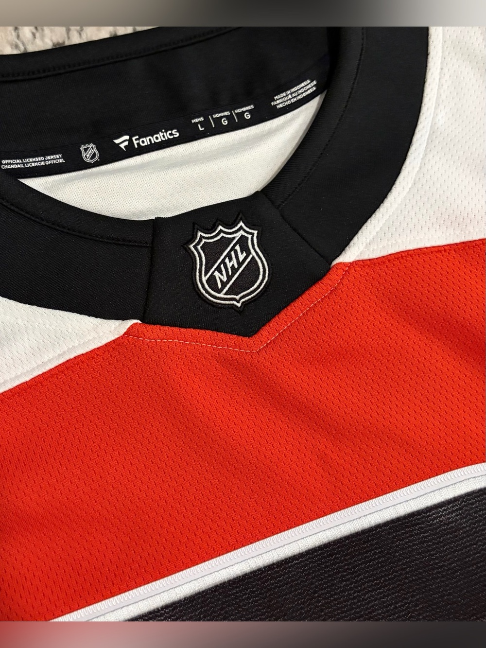 Fanatics Authentic Philadelphia Flyers Owen Tippett #74 Hockey Jersey Men’s Sz L - Picture 4 of 9